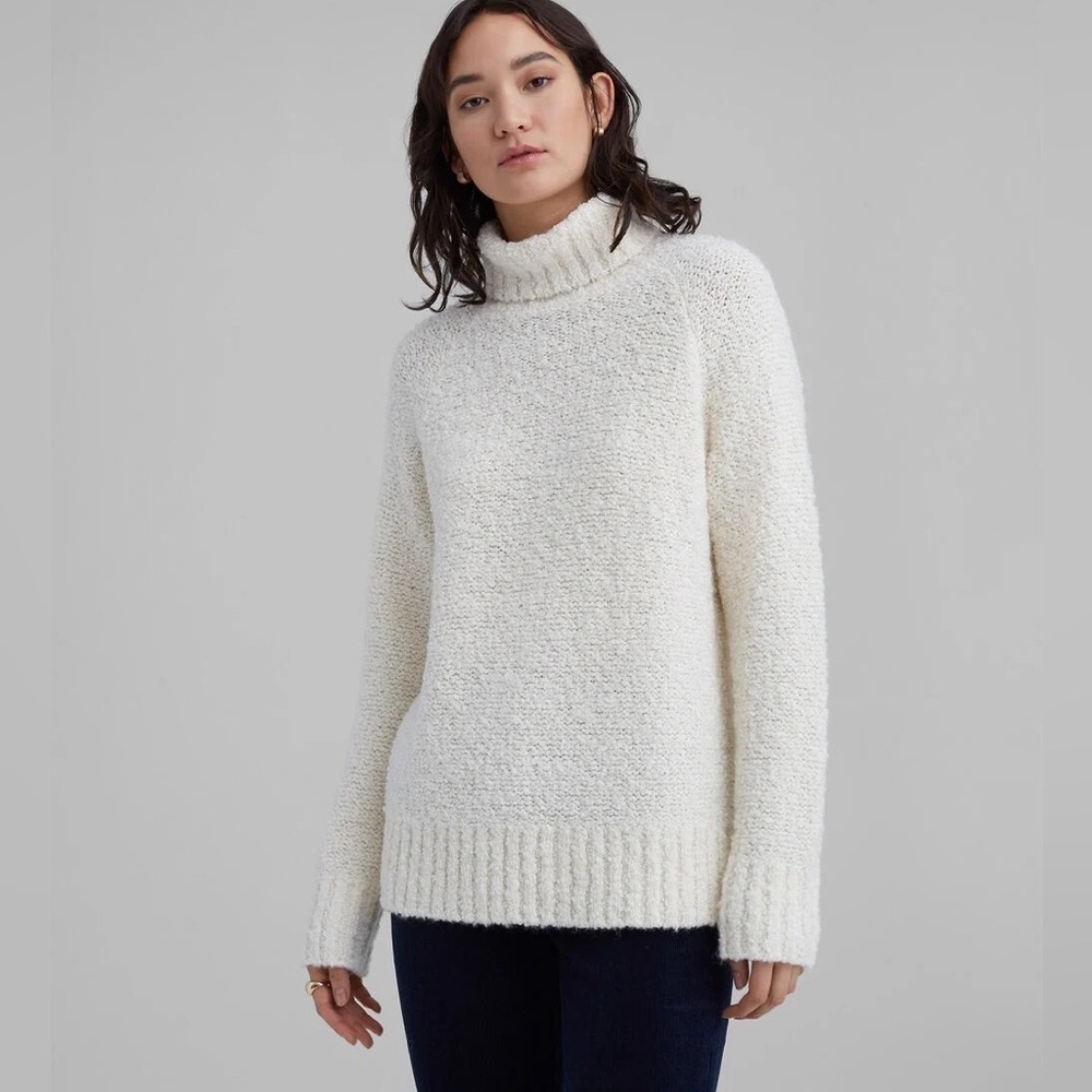 Club Monaco Bouclé Turtleneck Sweater